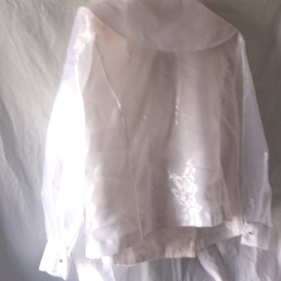 Women's XL Onyx Nite Vintage Glossy Front Wrap Shirt - Picture 17 of 17